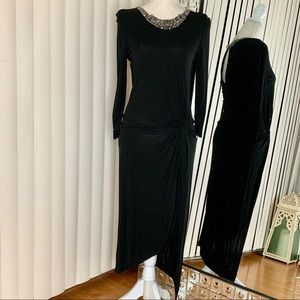 Used once Black Haute Hippie Assymetrical Dress